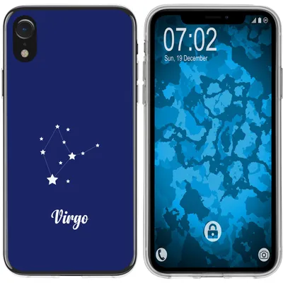 Produktbild von PhoneNatic Case kompatibel mit Apple iPhone Xr Silikon-Hülle SternzeichenVirgo M2