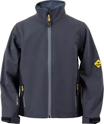Produktbild von Roadsign RS Kinder Softshelljacke anthrazit/gelb Gr. 104
