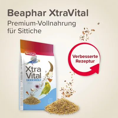 Imagen del producto de Beaphar XtraVital para periquitos, 500 g