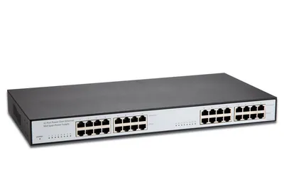 Image de DIGITUS 19" PoE Fast Ethernet Switch, 32 Port (16 PoE)