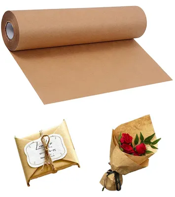 Productafbeelding van Omgoods - Kraft Papier Cadeaupapier voor Verpakkingen en Creatieve Projecten