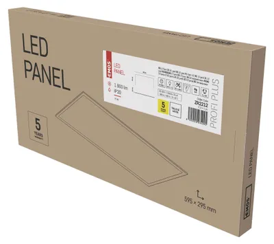 LED panel PROXO 30 x 60 cm, 19 W, 1900 lm, neutrální bílá
