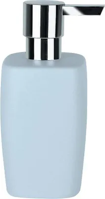 Obrázok produktu pre Dávkovač tekutého mydla z nehrdzavejúcej ocele, 300 ml, odolný, pastelovo modrý