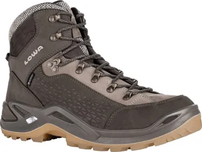 A single hiking boot is shown against a white background.