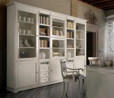 Immagine prodotto di Mobili per ufficio Libreria per ufficio Libreria in legno con cassetti Design
