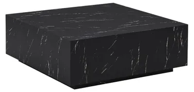 Produktbild von HOME DELUXE - Couchtisch Amiri XL - Farbe: Schwarz, Größe: 95 x 95 cm, MDF Platte, bereits fertig montiert I Wohnzimmertisch Beistelltisch Sofatisch