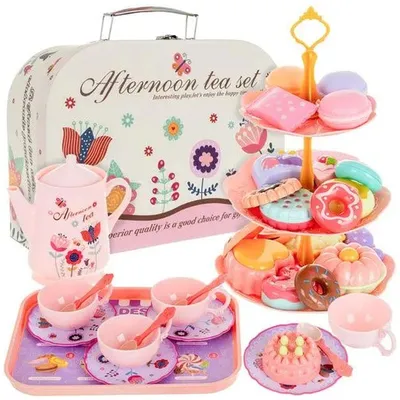 Produktbild von Kruzzel 26367 Teeservice für Kinder im Koffer