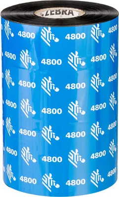 Productafbeelding van Zebra 4800 inktlint - Zwart - Thermotransfer - Verpakking van 12 stuks
