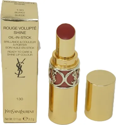 Produktbild von Yves Saint Laurent Rouge Volupté Shine Oil-In-Stick Lippenstift 3,2g Burnt Suede 130