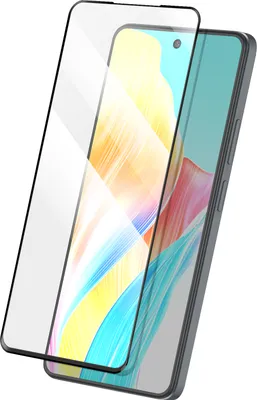 Produktbild von Avizar, Panzerglas für Oppo A58 4G Kratzfest und Widerstandsfähig, Schwarz