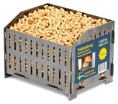 Image de Bac à pellets de 17,7 x 24 x 17 cm - Poids : 2,05 kg - Acier revêtu par poudre