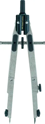 Produktbild von Präzisions-Schnellverstellzirkel silber Packung mit 5 Stück