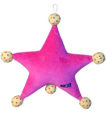 Trullala Spieluhr, Musikspieluhr, Motiv: Stern, 25 cm, in pink