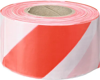 Produktbild von ROXOLID Absperrband rot/weiß 80 mm x 500 m