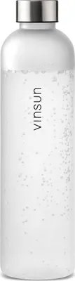 Trinkflasche 1L Sportflasche Wasserflasche BPA frei Kohlensäure geeignet Vinsun