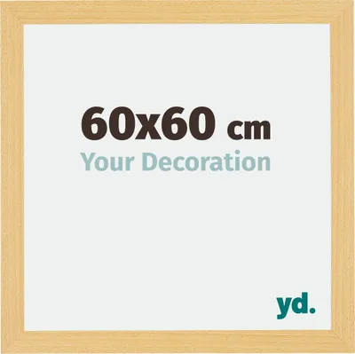 Produktbild von Bilderrahmen, 60x60 cm, Buche Nachbildung, MDF, Mura