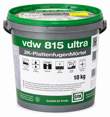 Produktbild von vdw 815 ultra basalt 10kg PlattenfugenMörtel