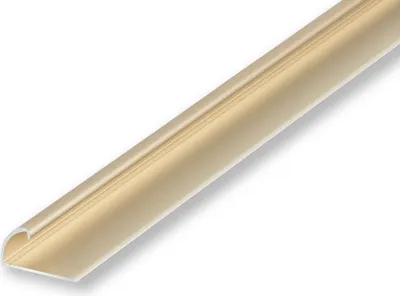 Produktbild von (8,14EUR/m) Teppichklemmprofil sandfarben 1700 mm zum Schrauben Kantenschutz Profil Abschlussprofil Randschutzprofil