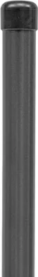 Immagine prodotto di Alberts 617516 Palo di recinzione per Fix-Clip pro, per il fissaggio con bussole da terra drive-in, zinco-fosfato, plastificato antracite-metallico, lunghezza 1225 mm, morsetto Ø 34 mm