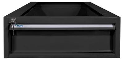 Produktbild von Einzelschublade für Werkbank Rhino | HxBxT 20x54x70cm | Traglast 40kg | Anthrazitgrau | Werkbankzubehör