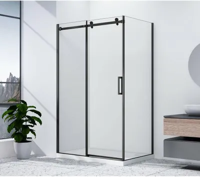 Immagine prodotto di DRAGON BLACK Cabina doccia rettangolare 1400x800mm variante L/R