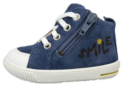 Produktbild von Superfit Moppy Kinderschuhe Mädchen Halbschuhe Schnürer Lauflern Blau Freizeit, Schuhgröße:22 EU