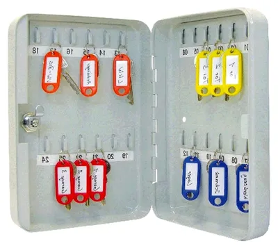 Produktbild von Schlüsselschrank 24 Haken lichtgrau