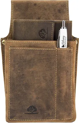 Produktbild von Greenburry Vintage Leder Kellnerbörse + Holster Set