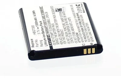 Produktbild von Akku für Huawei HBG7300 Li-Ion 3,7 Volt 1300 mAh schwarz.