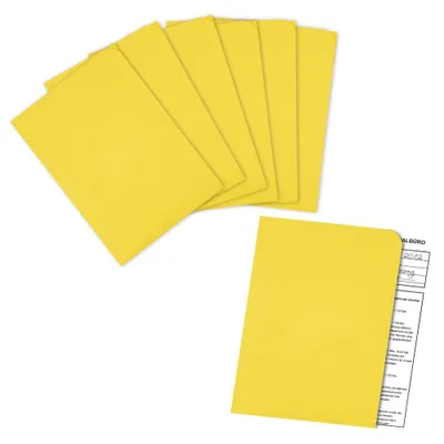 Zdjęcie produktu dla ELCO 29466.72 100x Sichthüllen Ordo discreta DIN A4 gelb glatt 120 g/qm