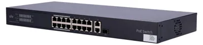 Produktbild von Switch Uniview Cloud Managed L2 16 Portas PoE 1x Uplink 1x SFP - NSW3000-16T1GT1GC-POE-IN