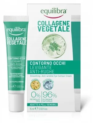 Produktbild von EQUILIBRA Anti-Falten Augencreme 15 ml mit pflanzlichem Kollagen