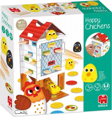 Produktbild von Jumbo Spiele GOULA Fröhliche Küken Happy Chicken, Kinderspiel, Familienspiel, Kinder Spiel,, 53170