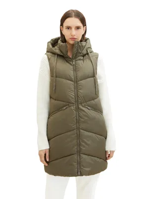 Immagine prodotto di TOM TAILOR, gilet imbottito lungo da donna