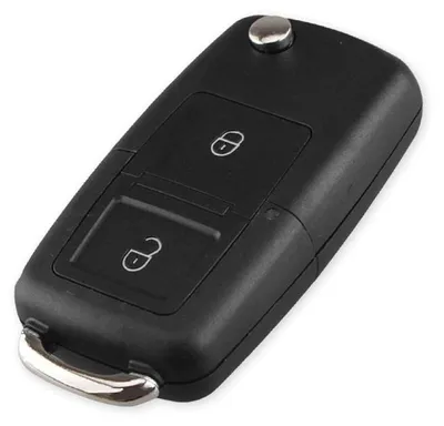 Immagine prodotto di Chiave Auto Completa Techstar® compatibile con Volkswagen Polo, Passat, Golf, Transporter, Bora, 433Mhz, 1J0 959 753, ID48, 2 Pulsanti