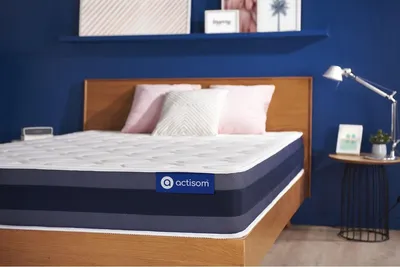 Productafbeelding van Actiflex morpho matras, 90x220 cm, met pocketvering en traagschuim, stevigheid graad 2, hoogte: 24 cm, 5 comfortzones