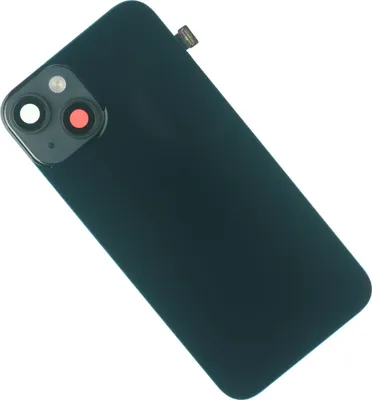 Produktbild von Gehäuse Rückseite für iPhone 14 Backcover Rückseite hinten Kameraglas Abdeckung + Ladespule, Schwarz
