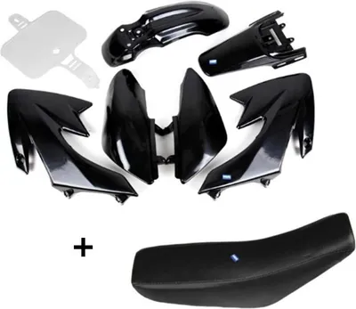 Produktbild von Verkleidung SET 110ccm SW Typ 1 + Sitzbank Typ 3 Dirt Bike Pit Bike HMParts