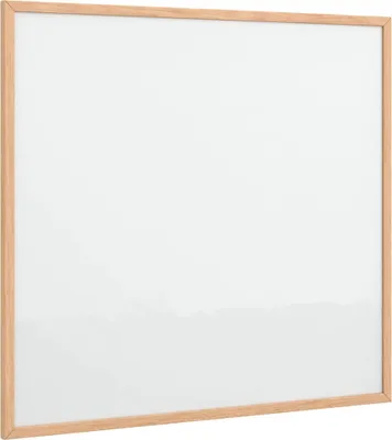 Image de Tableau blanc magnétique avec cadre en pin massif 60 x 55 cm