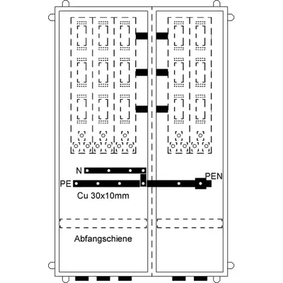 Produktbild von Striebel und John KS876AL Hausanschlussschrank IP31   2CPX032650R9999