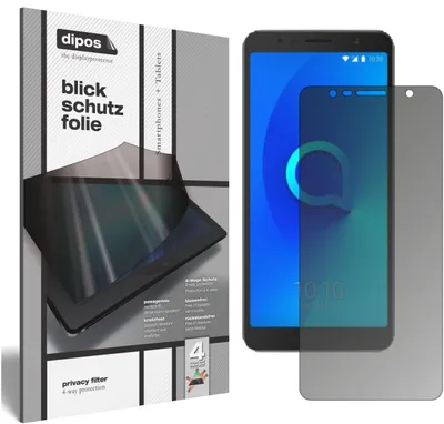 Produktbild von Dipos 1032014924, 15,2 cm (6"), Smartphone, Rahmenloser Blickschutzfilter, Antireflexbeschichtung, Privatsphäre