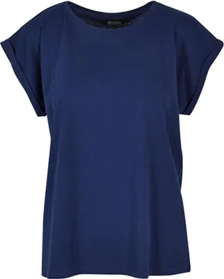 Produktbild von Build Your Brand BY021 | Ladies Extended Shoulder Damen T-Shirt - Farbe: Light Navy - Größe: XL