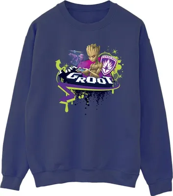 Produktbild von Marvel - "Guardians Of The Galaxy" Sweatshirt für Damen BI19360 (XXL) (Marineblau)