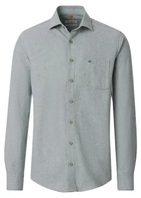 Produktbild von Redmond - Casual Fit - Herren Flanell Freizeithemd (262025112), Größe:3XL, Farbe:Grün(600)