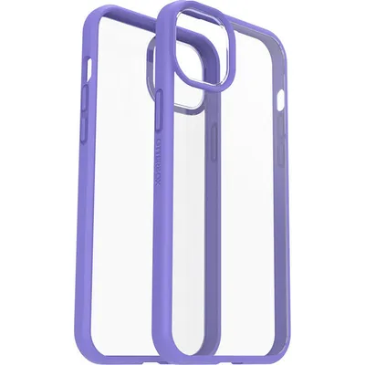Imagen del producto de Funda OtterBox React para Apple iPhone 14 Plus, diseño "Purplexing" (transparente/morado)