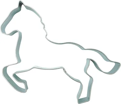 Produktbild von Ausstecher in Form eines Pferdes, ca. 9,3 cm - Ausstecher aus Edelstahl - Spülmaschinenfest