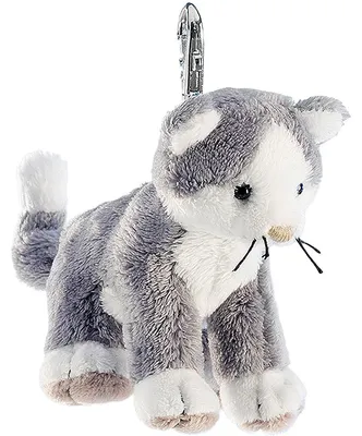 Produktbild von Schlüsselanhänger Katze "Cleo" grau ca. 12 cm