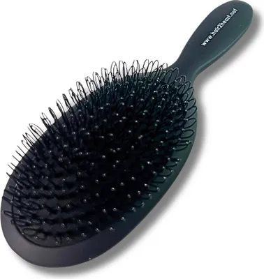 Obrázek produktu pro hair2heart Extensions – kartáč na prodloužené vlasy, kartáč, který netahá za vlasy, kartáč na péči s očkami