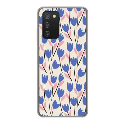Produktbild von MuchoWow® Handyhülle Schutzhülle Hülle für Samsung Galaxy A33 5G Blume - Muster - Tulpe Silikon Softcase Handy Hülle - Kartenhalter