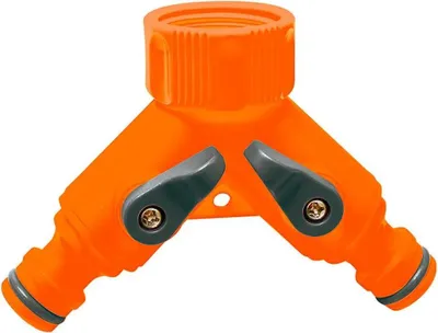 Immagine prodotto di sdoppiatore per tubo da giardino a 2 vie ABS verde chiaro